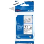 Brother TZE-R251 is een handige TZe-labeltape met zwarte tekst op een witte achtergrond, ideaal voor duidelijke en professionele etiketten. Met