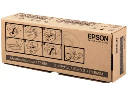 De Epson Maintenance Box T619000 helpt je printer in topconditie te houden en biedt een hoge paginaopbrengst van tot wel