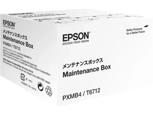 De Epson Maintenance Box zorgt voor betrouwbare onderhoudsondersteuning van diverse WorkForce Pro-printers uit de WF-(R)8xxx-serie. Dankzij de brede compatibiliteit is