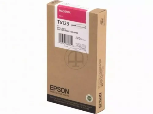 Het Epson inktpatroon Magenta T612300 van 220 ml levert levendige, pigmentgebaseerde magenta afdrukken en is ideaal voor professionele resultaten. Deze
