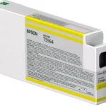 De Epson inktpatroon Yellow T596400 UltraChrome HDR 350 ml levert levendige gele pigmentinkt voor professionele printresultaten. Deze enkele verpakking van