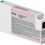 De Epson inktpatroon Vivid Light Magenta T596600 UltraChrome HDR 350 ml levert levendige, nauwkeurige magentatinten voor professionele afdrukken. Deze pigmentinkt
