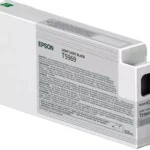 De Epson inktpatroon Light Light Black T596900 UltraChrome HDR 350 ml levert scherpe, betrouwbare afdrukken met pigmentinkt en is ideaal