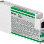De Epson inktpatroon Green T596B00 UltraChrome HDR van 350 ml levert levendige groentinten met pigmentinkt voor professionele printresultaten. Deze enkele