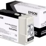 De Epson SJIC20P(K) inktcartridge voor de TM-C3400BK levert scherpe, duurzame zwarte afdrukken dankzij de pigmentgebaseerde inkt en hoge capaciteit van