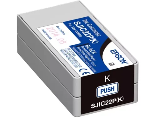De Epson SJIC22P(K) inktcartridge levert scherpe, duurzame zwarte afdrukken met pigmentinkt en een inhoud van 32,6 ml. Deze cartridge is