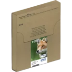 De Epson Fox T128 Vos DURABrite Ultra multipack biedt scherpe zwart-wit- en kleurafdrukken met vier handige inktcartridges voor diverse Epson-printers.