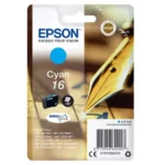 De Epson Pen and crossword Singlepack Cyan 16 DURABrite Ultra Ink is een betrouwbare cyaan inktcartridge met normaal rendement, goed