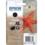 De Epson Singlepack Black 603XL Ink levert scherpe, betrouwbare zwart-witafdrukken met hoge capaciteit en is ideaal voor diverse Epson Expression