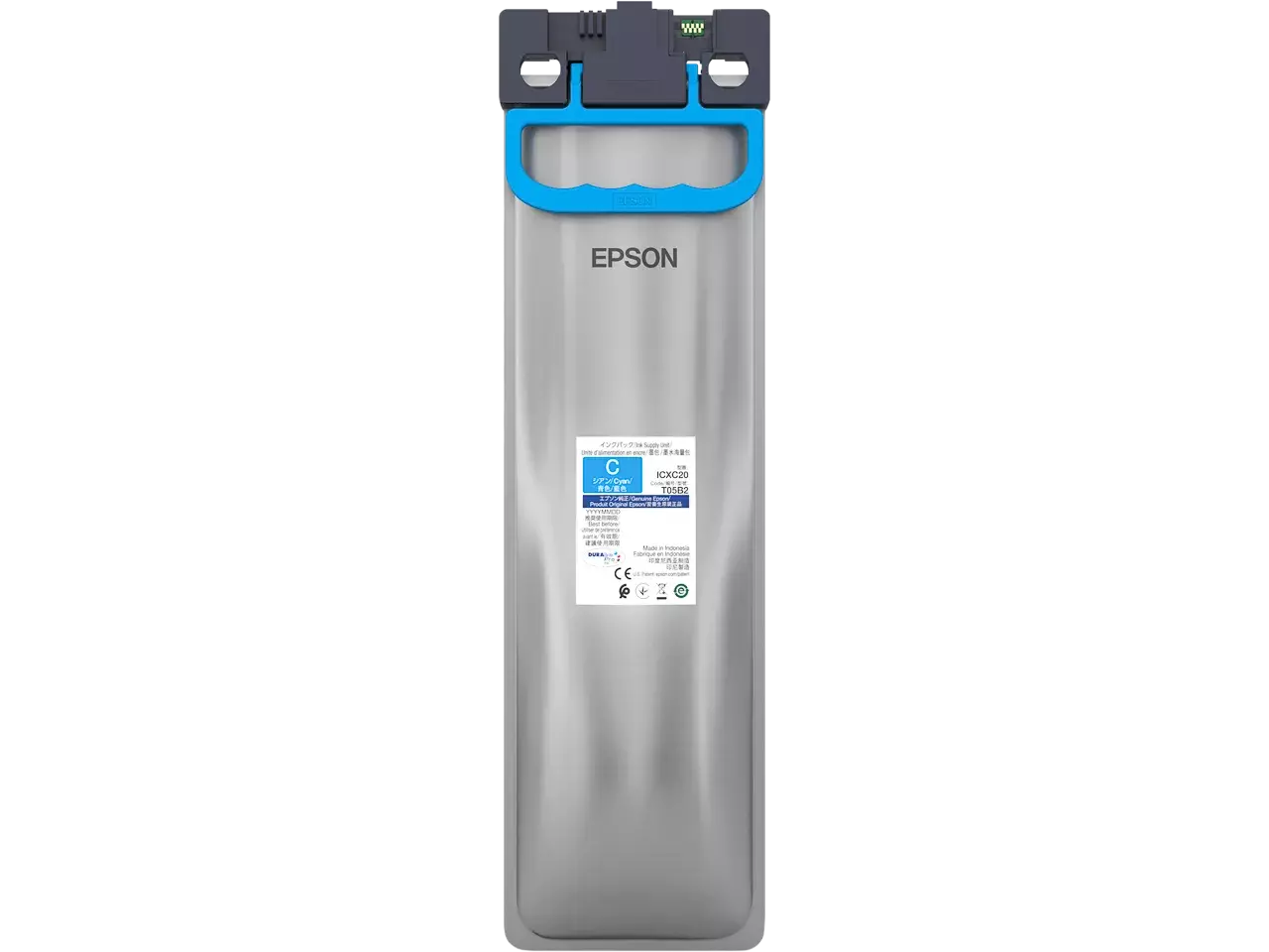 C13t05b24n Epson T05b2 WF Pro cyaan XXL inkt 50.000 pagina’s De Epson C13T05B24N is een originele cyaan inktcartridge voor de EPSON Ink-Jet WORKFORCE PRO WF-C 878 R A3, geleverd als