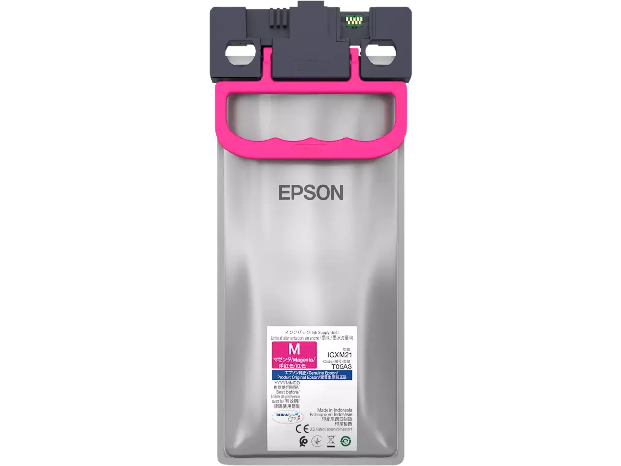 C13t05a30n Epson T05a3 WF Pro inkt magenta XL 20.000 pagina’s De Epson C13T05A30N is een originele magenta inktcartridge met normaal rendement, geschikt voor diverse Epson WorkForce Pro WF-C 878 en