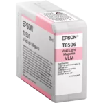 De Epson C13T85060N is een originele magenta inktcartridge in enkele verpakking met 80 ml inhoud, speciaal geschikt voor de EPSON