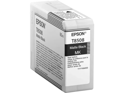 De Epson UltraChrome HD zwarte inkt van 80 ml is een betrouwbare enkele verpakking voor de EPSON SureColor SC-P800. Met