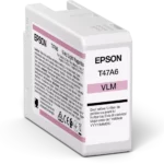 De Epson UltraChrome Pro10 magenta-inktcartridge levert levendige, professionele afdrukken met een inhoud van 50 ml en normaal rendement. Deze enkele