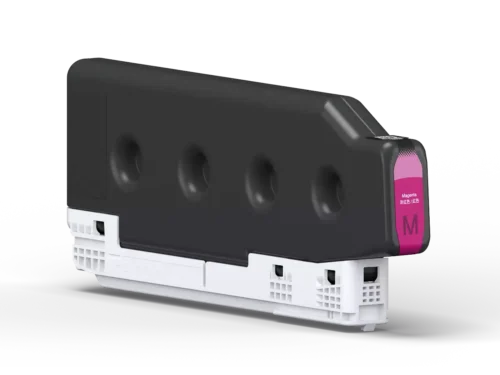 De Epson WorkForce Enterprise AM-C4000 magenta inkt zorgt voor scherpe, heldere afdrukken met pigmentgebaseerde kwaliteit. Deze enkele verpakking is speciaal