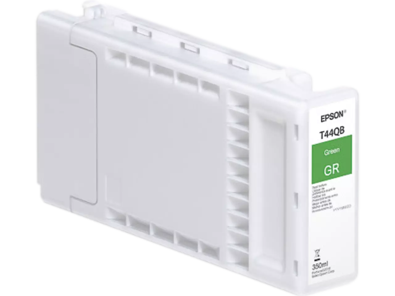 C13t44qb40 Epson T44qb Ultrachrome Pro12 inkt groen 350 ml De Epson Singlepack Green T44QB40 UltraChrome PRO 12 350ml is een enkele verpakking met 350 ml grijze inkt, ideaal voor