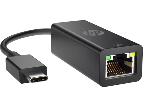 De HP USB-C naar RJ45 adapter G2 biedt betrouwbare bekabelde netwerkverbinding via USB Type-C naar Ethernet, ideaal voor stabiel internetgebruik.