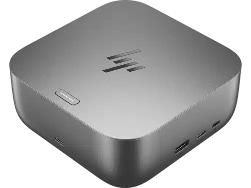 De HP Thunderbolt 4 100 W G6-dock biedt een krachtige en veelzijdige aansluitoplossing met Thunderbolt 4, 5K Ultra HD-ondersteuning en