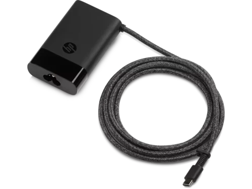 De HP USB-C 65W-laptoplader is een compacte en betrouwbare oplader voor laptops, ideaal voor gebruik binnenshuis. Met een strakke zwarte