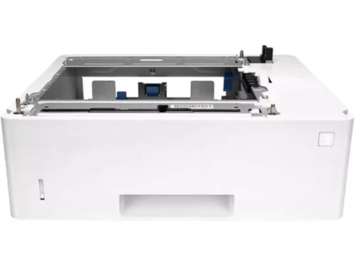 De HP LaserJet papierlade voor 550 vel vergroot de papiercapaciteit van compatibele HP LaserJet Enterprise-printers en ondersteunt diverse papiertypen voor