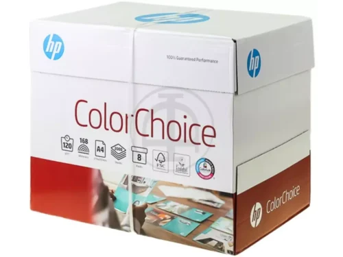 HP Color Choice 250/A4/210×297 is hoogwaardig A4-papier voor laser- en inkjetprinten, ideaal voor scherpe en professionele afdrukken. Dankzij de certificeringen