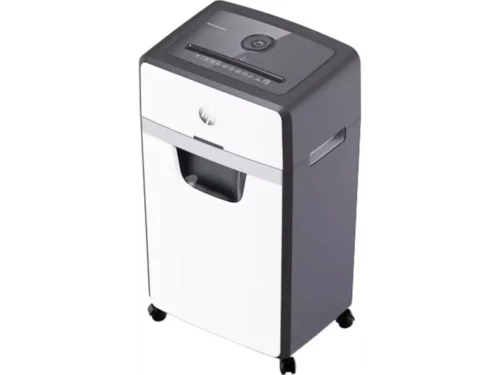 De HP OneShred 24CC is een krachtige papiervernietiger met deeltjesversnippering en een werkbreedte van 22 cm, ideaal voor veilig en