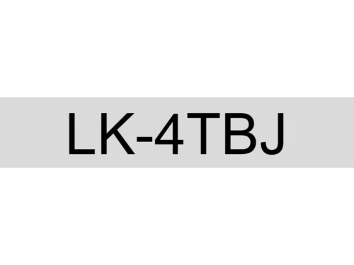 De Epson Matte Tape Clear/Black 12mm (LK-4TBJ) is een handige labeltape met een breedte van 1,2 cm en een lengte