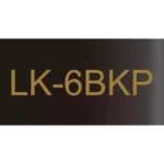 De Epson Metallic Tape Black/Gold 24mm (9m) LK-6BKP biedt een stijlvolle zwart-gouden afwerking met thermische transferdruk voor duidelijke en duurzame